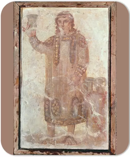 Drink carrier, from the House of Coelius (fresco)
