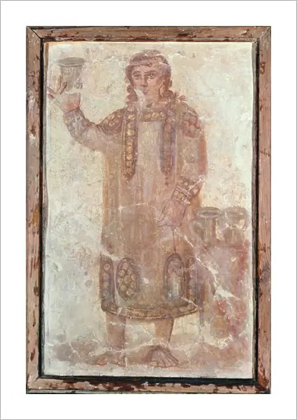 Drink carrier, from the House of Coelius (fresco)