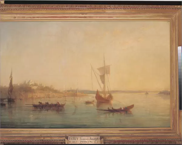 The Mouth of the Bosphorus at Constantinople, 1869 (oil on canvas)
