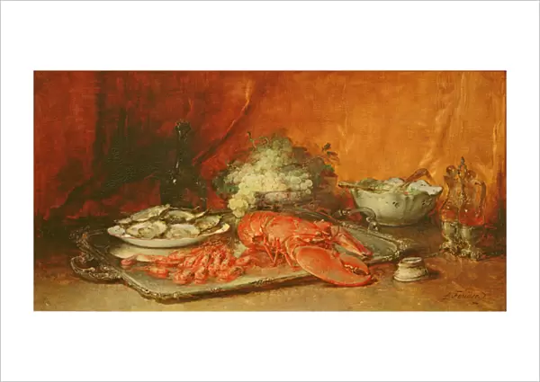 Luncheon of Lent (oil on canvas)