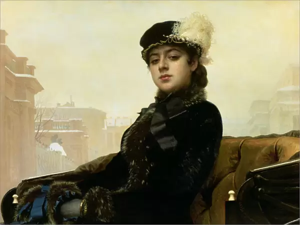 Portrait of an Unknown Woman, 1883 (oil on canvas)