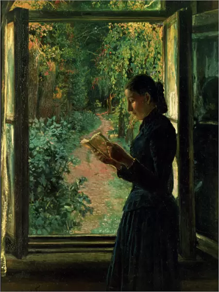 Portrait of Natalia Petrunkevitsin, 1893
