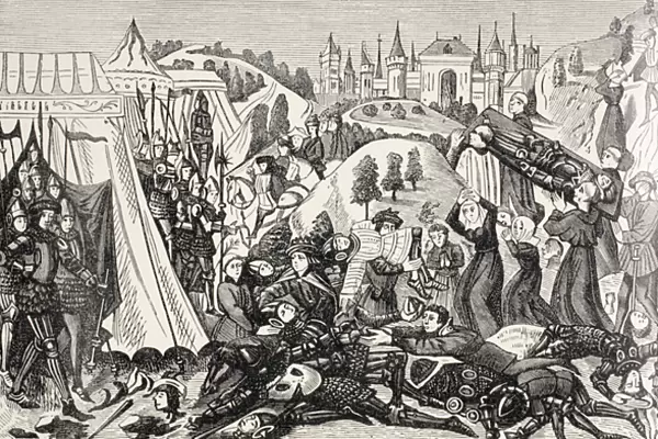 After the Battle of Hastings, c. 1880 (litho)