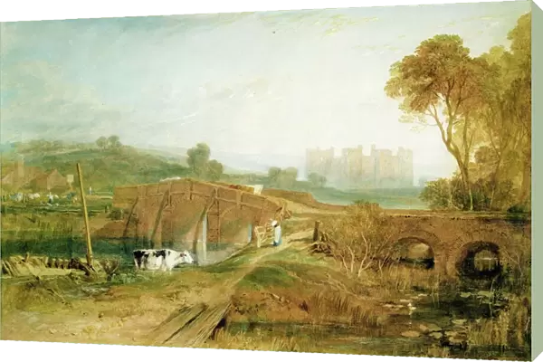 Bodiam Castle, Sussex (pencil & w  /  c with gum arabic on paper)