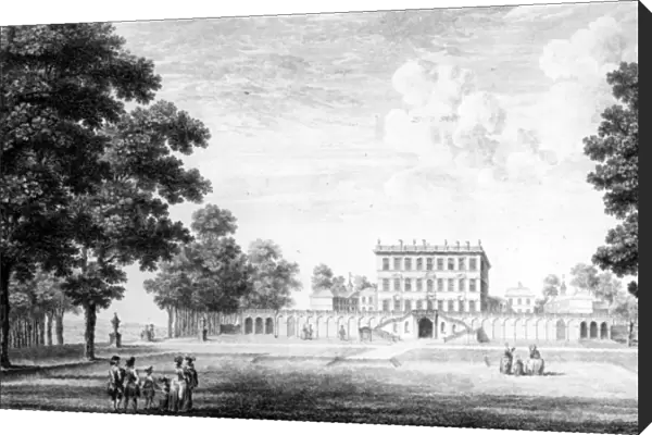 The Garden Front of Cliveden House in the county of Bucks, 1753 (engraving)