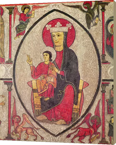 Madonna and Child, central panel of the Altar Frontal from the Church of Santa Maria de Cardet