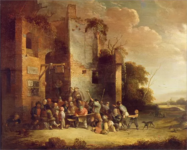 Dutch Boers quarrelling, 17th century
