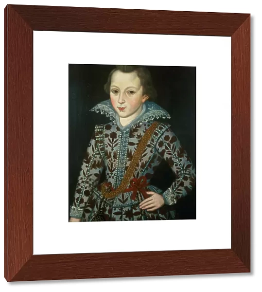 Portrait of a Young Boy, Aged Five (oil on canvas)