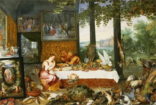 The Sense of Taste, 1618 (oil on panel)
