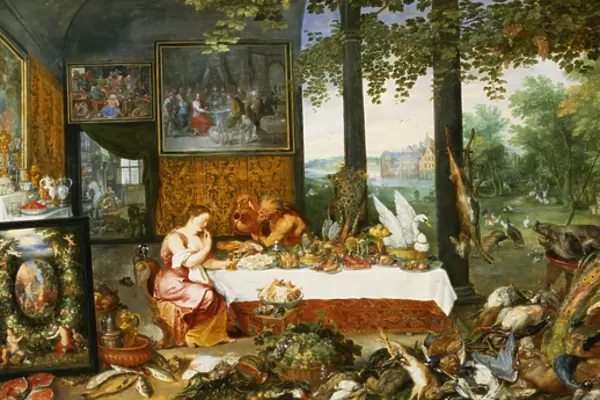 The Sense of Taste, 1618 (oil on panel)