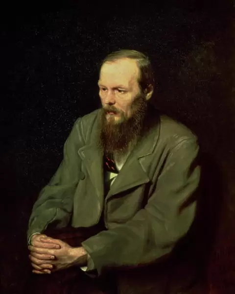 Portrait of Fyodor Dostoyevsky (1821-81) 1872 (oil on canvas)