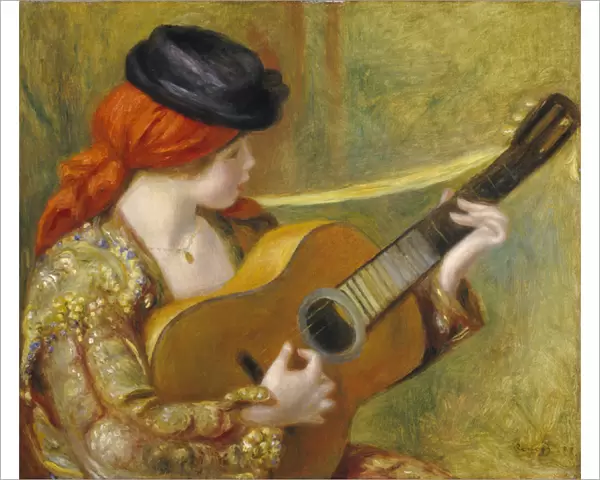 Young Spanish Woman with a Guitar, 1898 (oil on canvas)