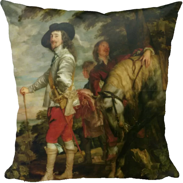 King Charles I (1600-49) of England out Hunting, c. 1635 (oil on canvas)