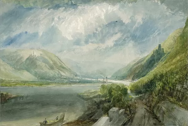 Junction of the Lahn, 1817 (gouache and w  /  c)