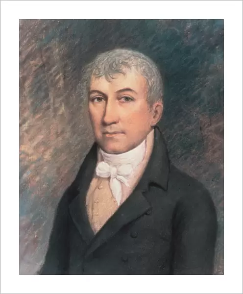 Portrait of James Monroe (1758-1831) (pastel on paper)