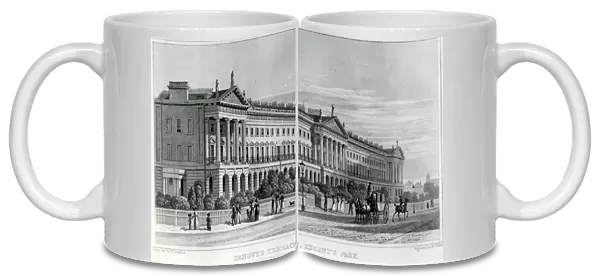 Hanover Terrace, Regents Park, London (engraving)