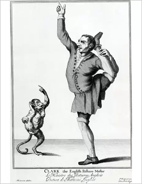 Clark the English Posture Maker, taken from the series The Cryes of the City