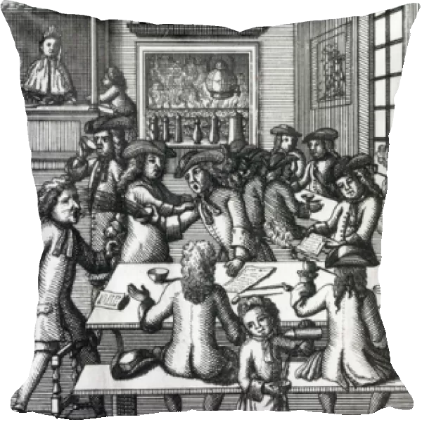 The Coffeehouse Mob, by Edward Ward, taken from Vulgus Britannicus, 1710