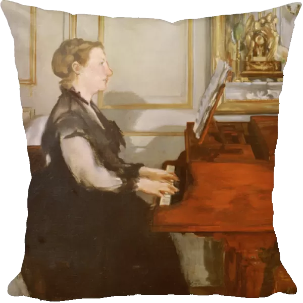 Madame Manet at the Piano, 1868 (oil on canvas)