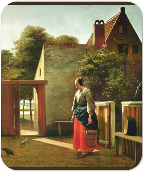 The Servant in the Courtyard, c. 1660 (oil on canvas)