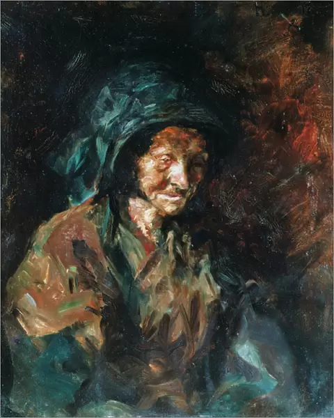 The Old Woman known as the crayfish from the Le Bosc Region, 1882 (oil