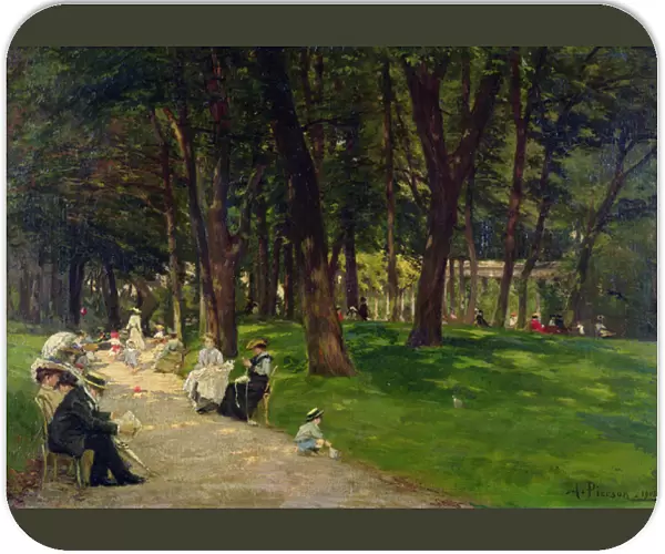In The Park, 1903 (oil on canvas)