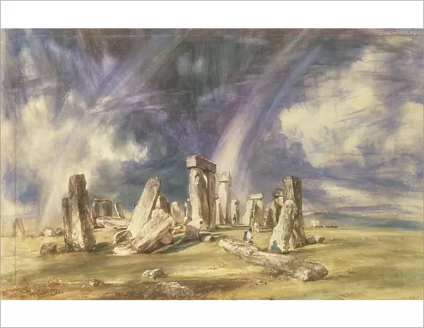 Stonehenge, 1835 (w  /  c on paper)