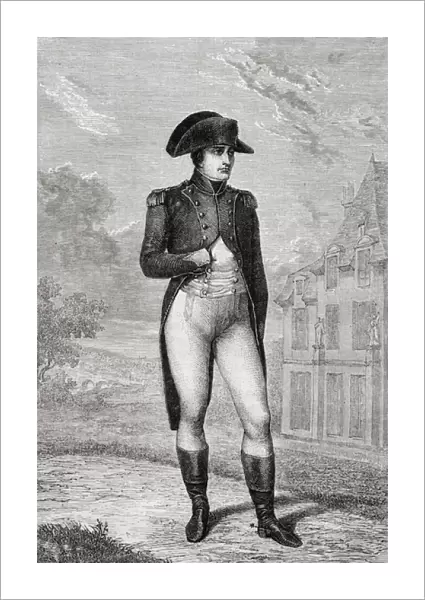 Portrait of Napoleon Bonaparte, from Histoire de la Revolution Francaise'