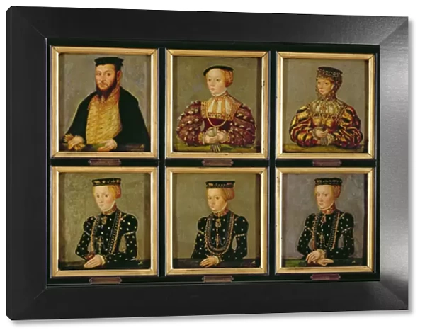 Portraits of Members of the Jagiellonian Dynasty, c. 1565 (oil on panel)