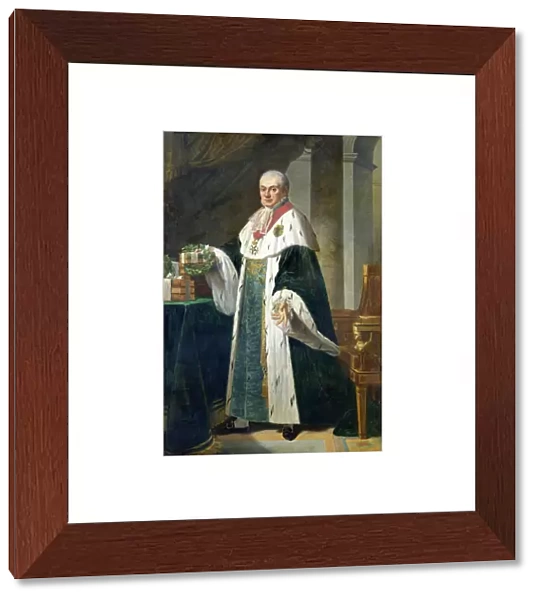Louis (1757-1821) Marquis de Fontanes (oil on canvas)