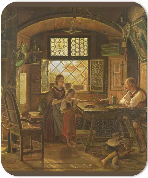 Sunday Morning in Tyrol, 1831 (oil on canvas)