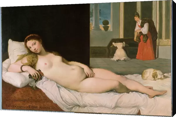 Reclining Venus, after Titian, 1822 (oil on canvas) (see 291644)