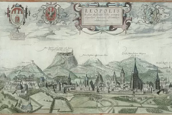 View of Leopolis, from Civitates Orbis Terrarum by Georg Braun (1541-1622)