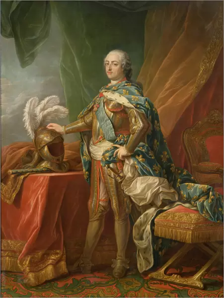 Louis XV of France (oil on canvas)