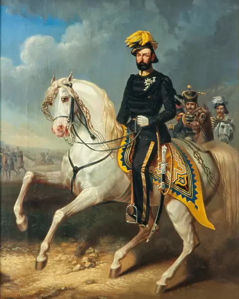 Karl XV, King of Sweden and Norway, c. 1860 (oil on canvas)
