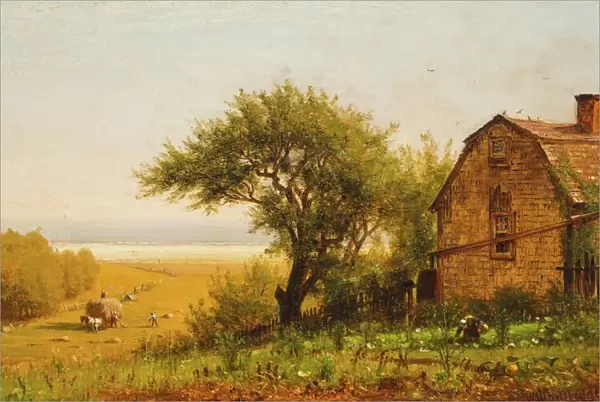 A Home by the Seaside, c. 1872 (oil on canvas)