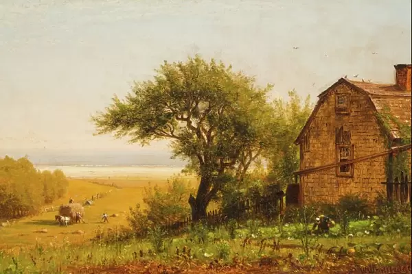 A Home by the Seaside, c. 1872 (oil on canvas)