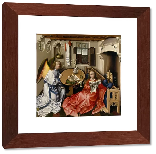Annunciation Triptych (Merode Altarpiece), c. 1427-32 (oil on oak)