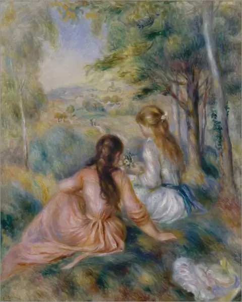 In the Meadow, 1888-92 (oil on canvas)