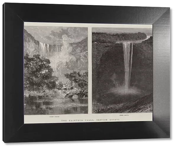 The Kaieteur Falls, British Guiana (engraving)