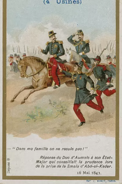 Trade card issued with Biscuits Pernot (chromolitho)
