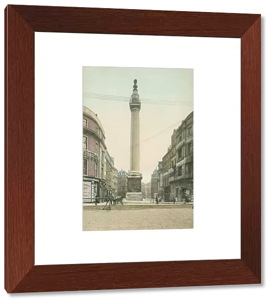 The Monument to the Great Fire, London (colour photo)