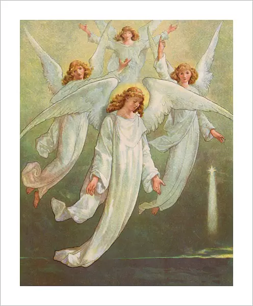 'Glory to God in the Highest!'(colour litho)