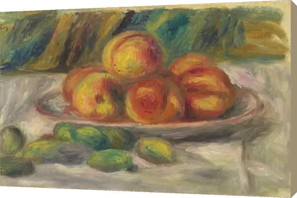 Peaches and Almonds (oil on canvas)