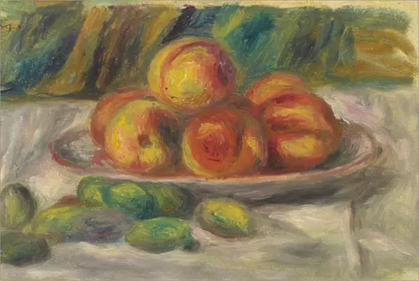 Peaches and Almonds (oil on canvas)