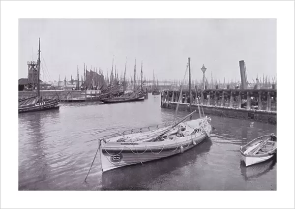 Lifeboat 'Samuel Plimsoll, 'Lowestoft (b  /  w photo)