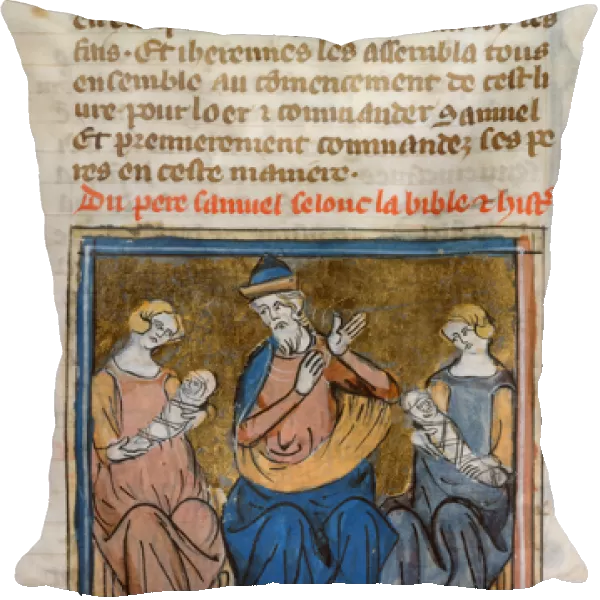 Ms 22 Samuel and his sons Joel and Abijah (vellum)