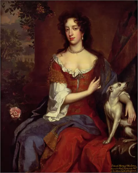 Portrait of Mary of Modena (1658-1718), Second Wife of James II, c. 1685 (oil on canvas)
