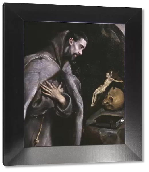 St. Francis meditating, c. 1586-92 (oil on canvas)