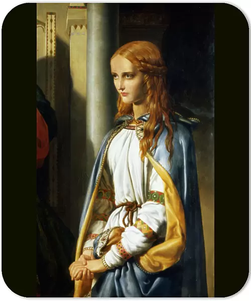 Cordelia Disinherited, 1850 (oil on canvas) (see 51605 for detail)